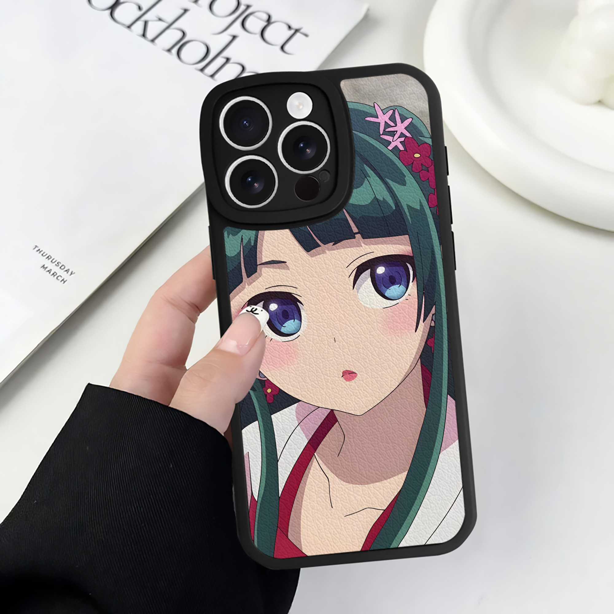 薬屋のひとりごと The Apothecary Diaries 【iPhone 16シリーズ対応】シリコンスマホケース（レザー調） 材質：シリコン